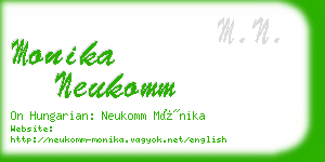 monika neukomm business card